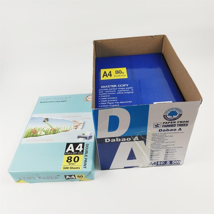 Printer Machine A4 Paper 100% Woold Pulp Original A4 Copy Paper 3