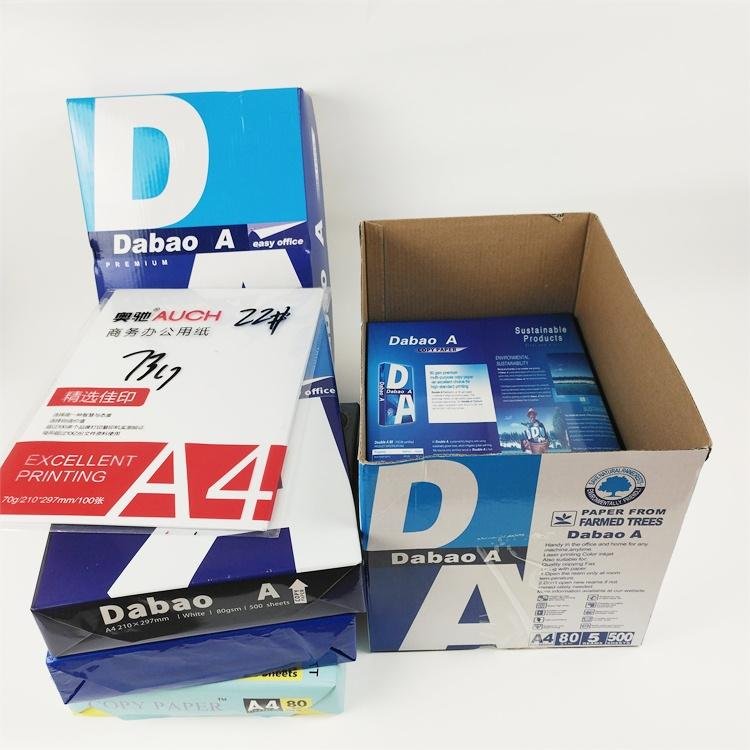Factory High Quality Wholesales A4 Copy A4 Paper 80gsm 75gsm 70gsm 5
