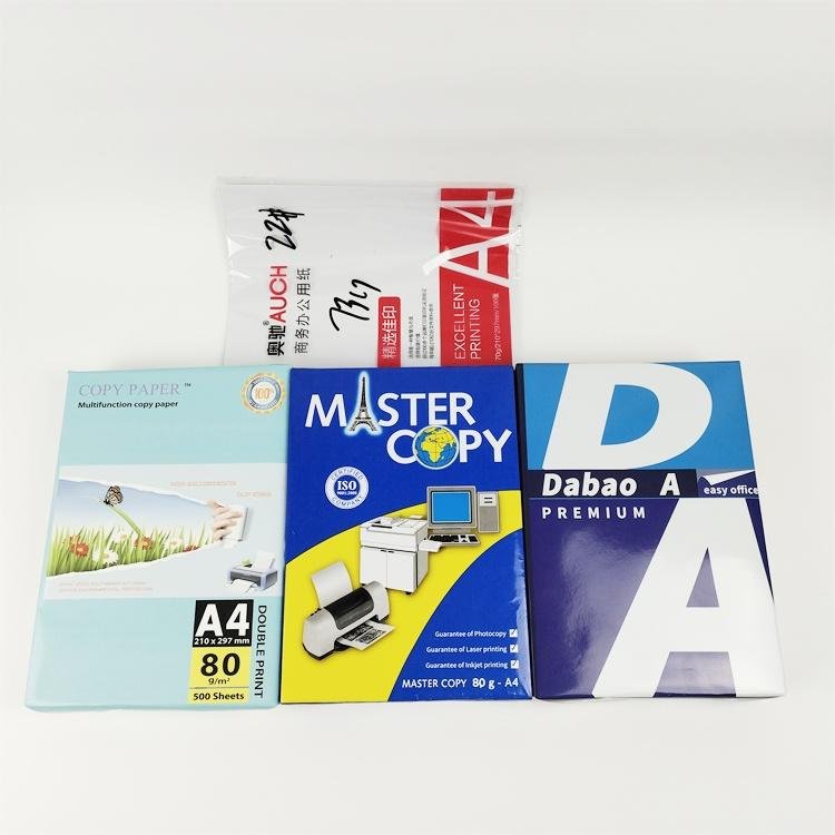Hot Sale Office Student Copy A4 Paper 500 Sheets 70 Gsm Supplier 100% Wood Pulp 4