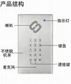 嵌入式潔淨室電話機 不鏽鋼抗菌電話機 防爆潔淨電話 3