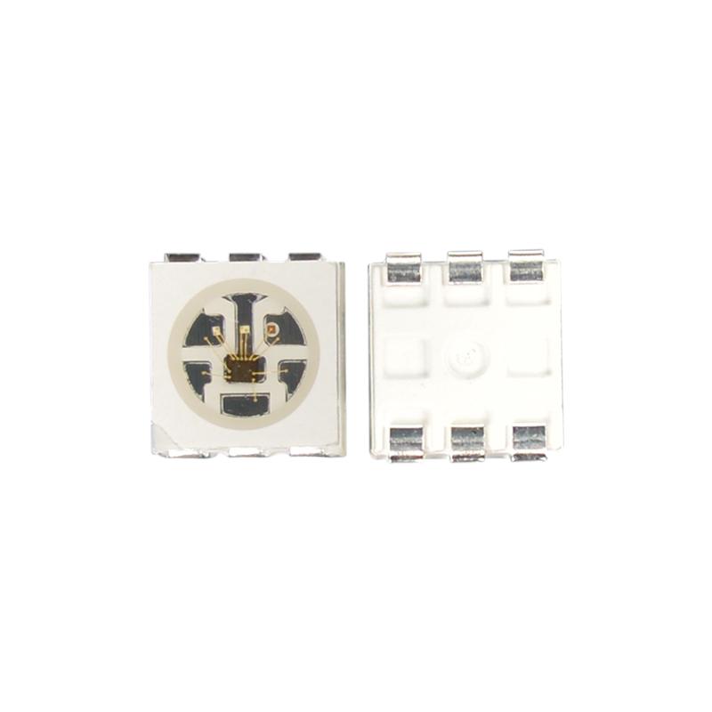 LC8808B 5050SMD 0.15W 雙線數據傳輸 IC內置幻彩燈珠LED 5050RGB 可尋址芯片 2