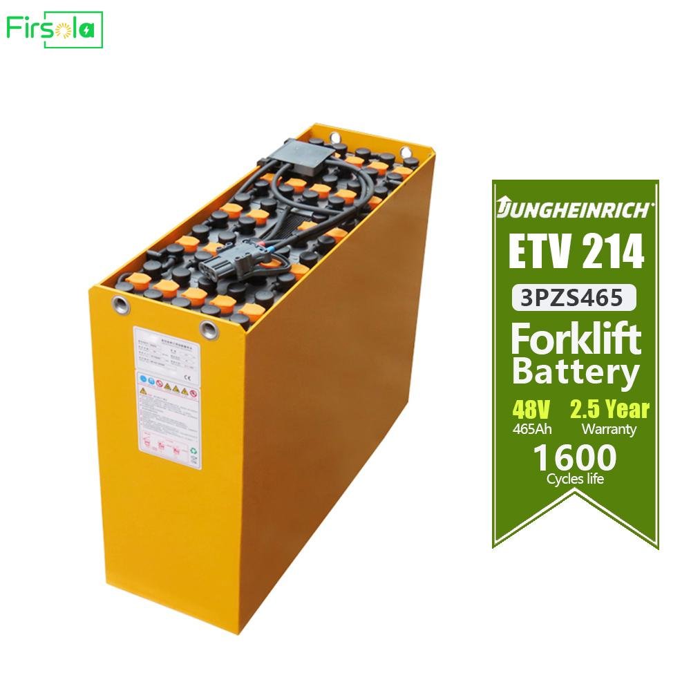 ETV 214 Battery 4PZS620 48V 465Ah Forklift Traction Battery For Jungheinrich