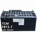 TCM FB15-7 Forklift Battery 48V 400Ah TCM Electric Forklift battery 2