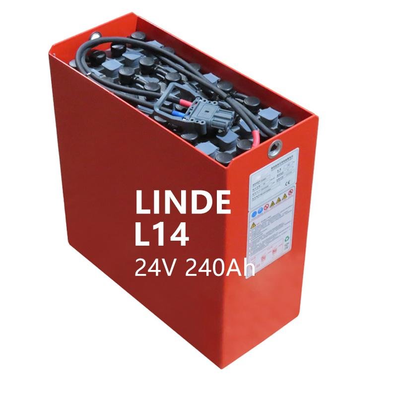 LINDE L14 Battery 24V 240Ah 2PZSH240 Electric operated forklift bat