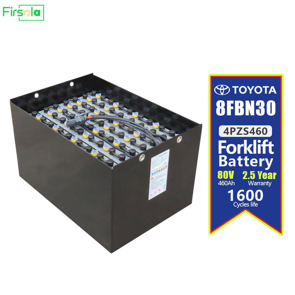 Toyota 8FBN30 Forklift Battery 80V4PZS460 80V 460Ah Batteries for Toyota 8FBN30