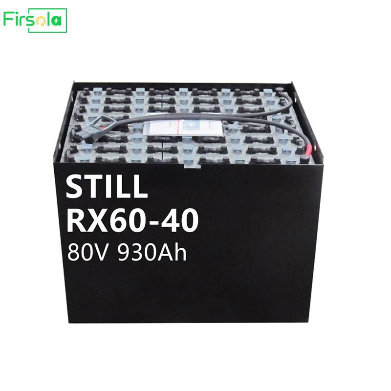 STILL RX60-40 80V 930Ah 6PZS930 Electric Operated Forklift traction battery 2