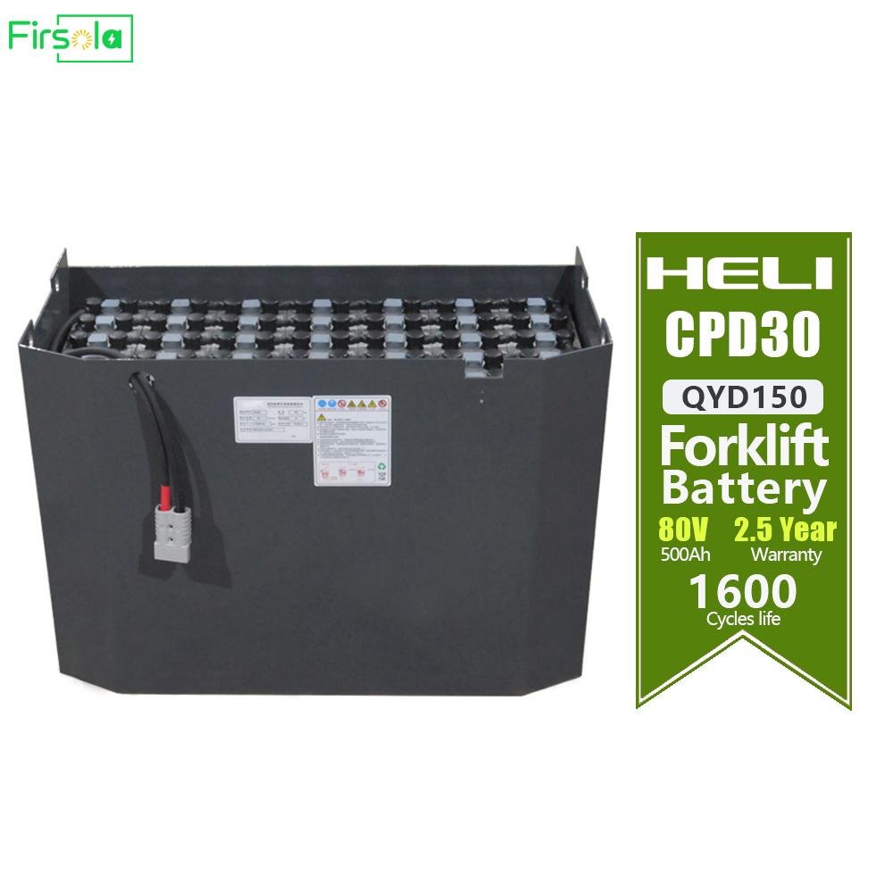 HELI CPD30 Truck Forklift Battery 80V 500Ah Replacement Battery for HELI Forklif