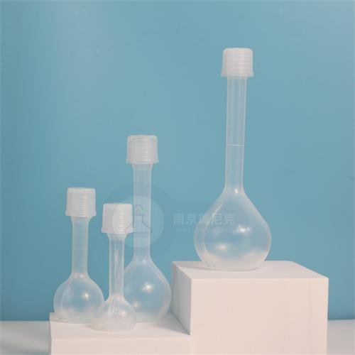進口透明聚四氟乙烯材質定容瓶耐強酸碱腐蝕PFA容量瓶