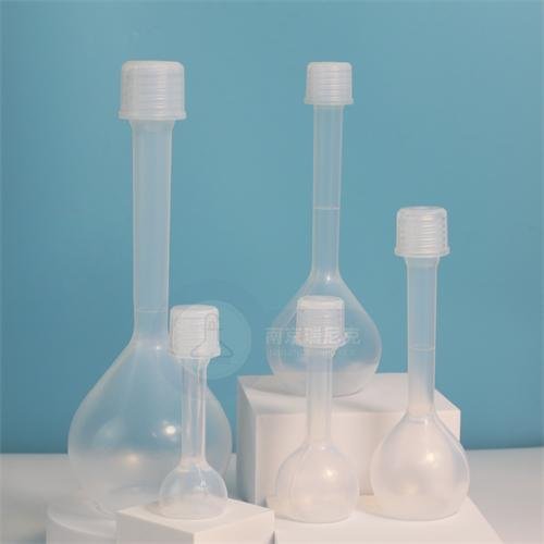 進口透明聚四氟乙烯材質定容瓶耐強酸碱腐蝕PFA容量瓶 2