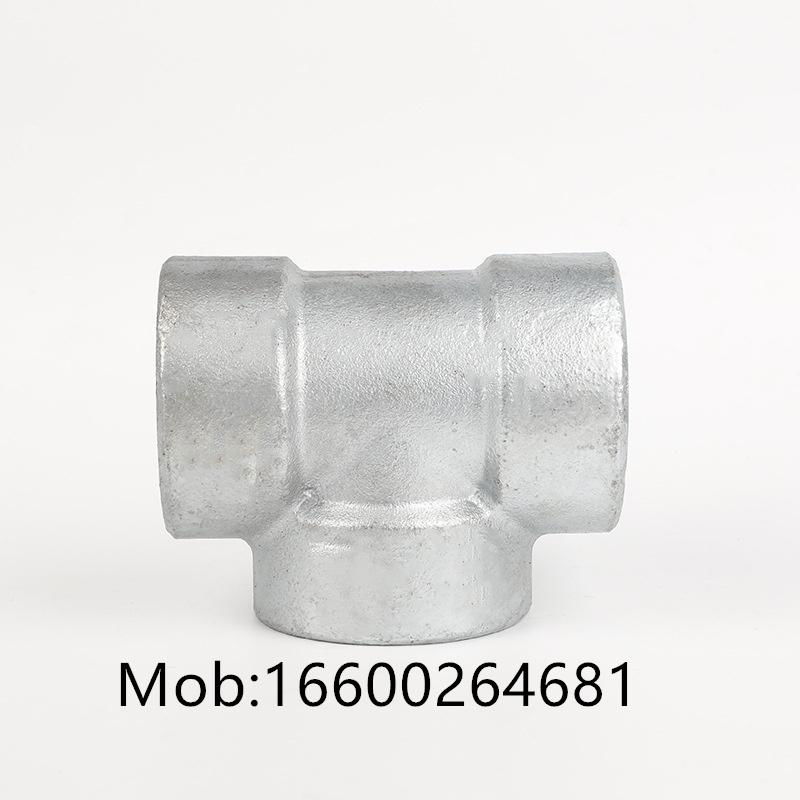 Special shaped socket fittings hot-dip galvanized tee