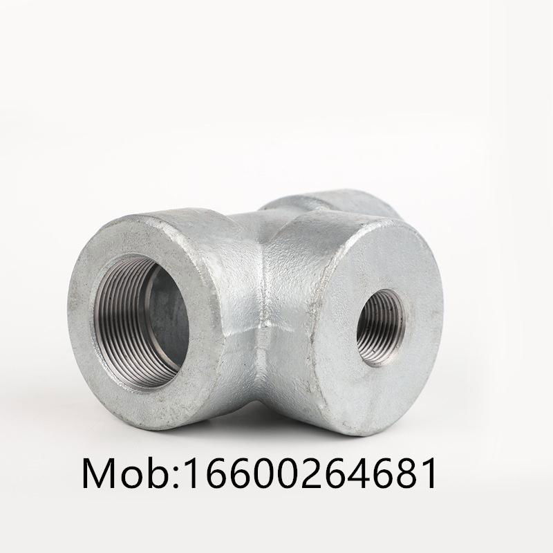 Special shaped socket fittings hot-dip galvanized tee 2