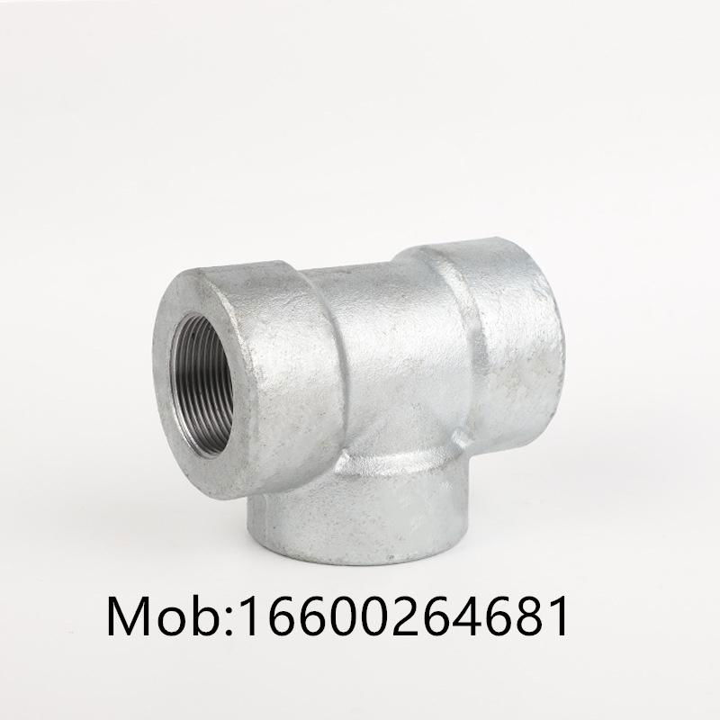 Special shaped socket fittings hot-dip galvanized tee 5