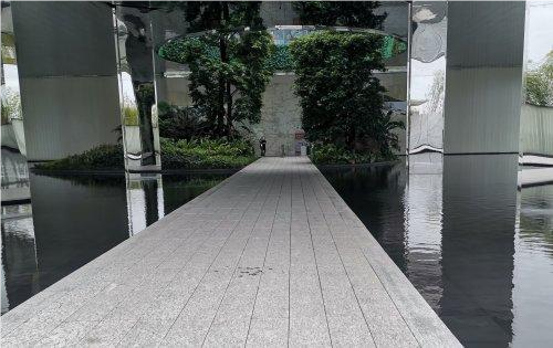 Spary white Ecological Paving Stone 18mm Outdoor Anti-slip Floor tiles 3