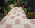 Peach red Ecological Paving Stone 18mm Outdoor Anti-slip Floor tiles 3