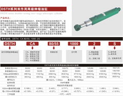 温州中田液压双向多级缸-DSTH系列双作用两节伸缩式液压油缸