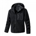 Men's jacket, solid color, detachable