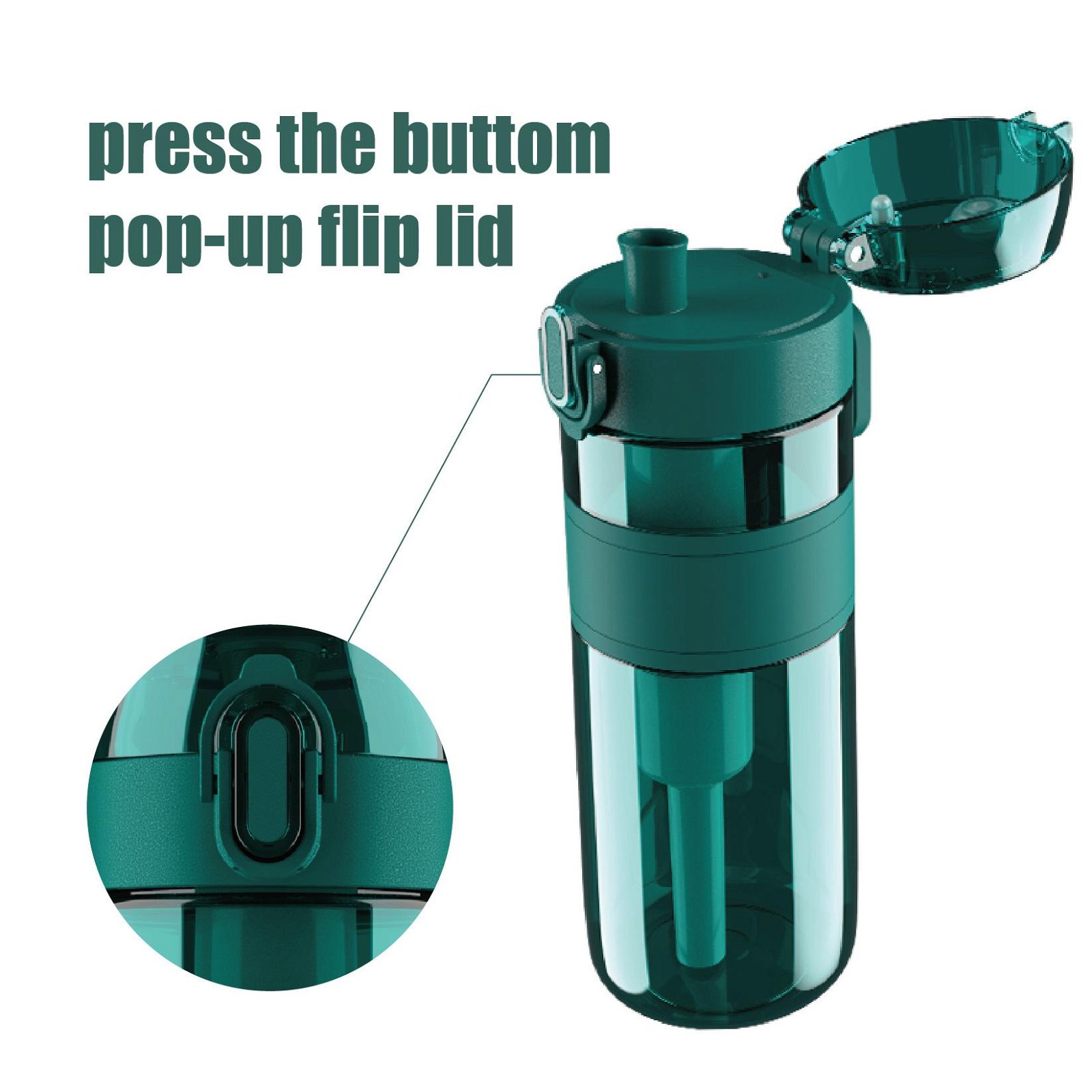 outdoor use water filter pitcher wholesale BPA free water bottle water filter 4
