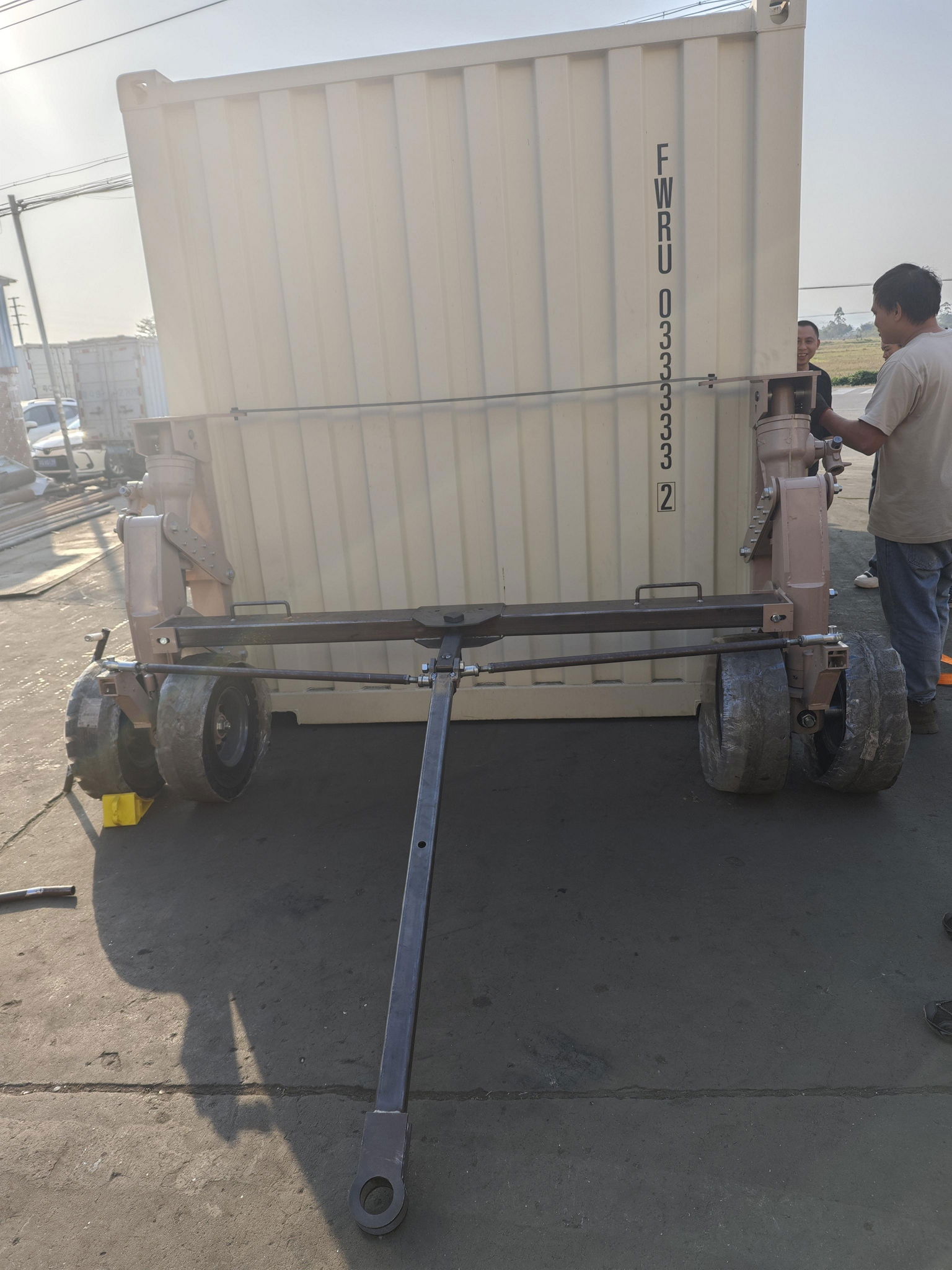 8 tons -15 tons -30 tons can be lifted container casters 3