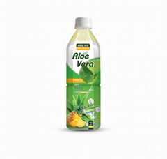 Halos/OEM Aloe Vera Drink With Pineapple Flavor in 500ml Bottle