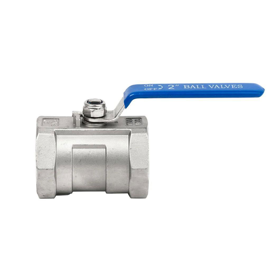 1PC Stainless Steel Threaded Ball Valve 3