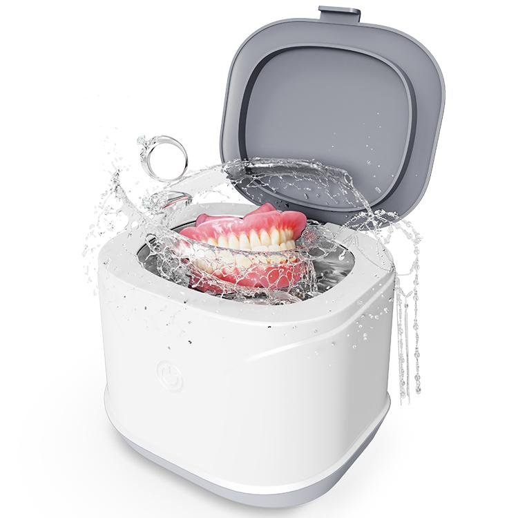 Ultrasonic Denture Cleaner for Home Mini Retainer Cleaning Machine Portable 5