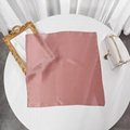 Women 100%Silk Thin Solid Color Scarf Monochrome Small Square Scarf Handkerchief 5