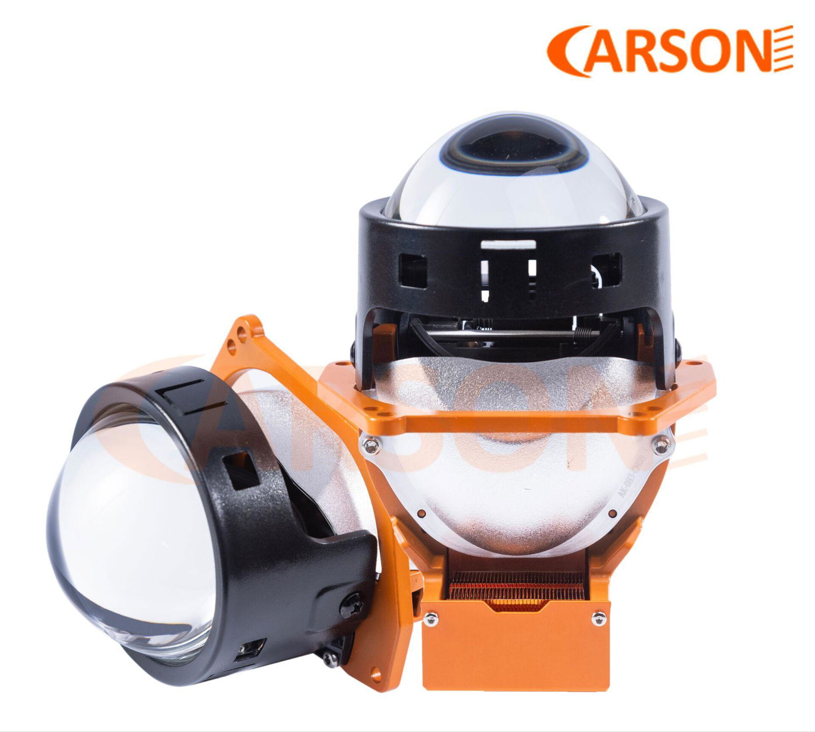 Carson Headlight CS9 PRO High Bright 9+1+1 OSRAM Three Reflectors Bi LED Lens 
