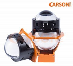 Carson Headlight CS9 PRO High Bright 9+1+1 OSRAM Three Reflectors Bi LED Lens 