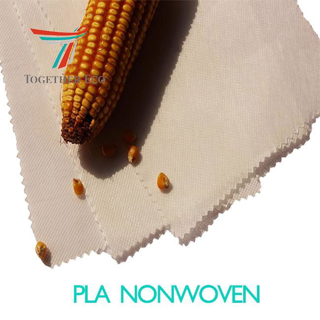 compostable bag material 100% biodegradable PLA spunbond nonwoven fabric 4