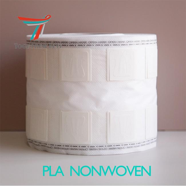 tea,coffee bag non-woven materials compostable corn fiber PLA nonwoven fabric