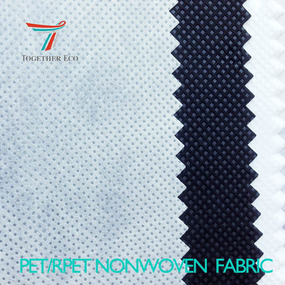 Recycled polyester non woven RPET SPUNBOND NONWOVEN FABRIC