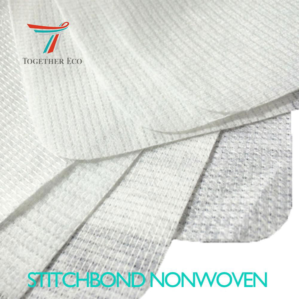 polyester stitchbond non woven 100 recycled rpet nonwoven roofing fabric 70gsm