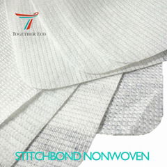 polyester stitchbond non woven 100 recycled rpet nonwoven roofing fabric 70gsm