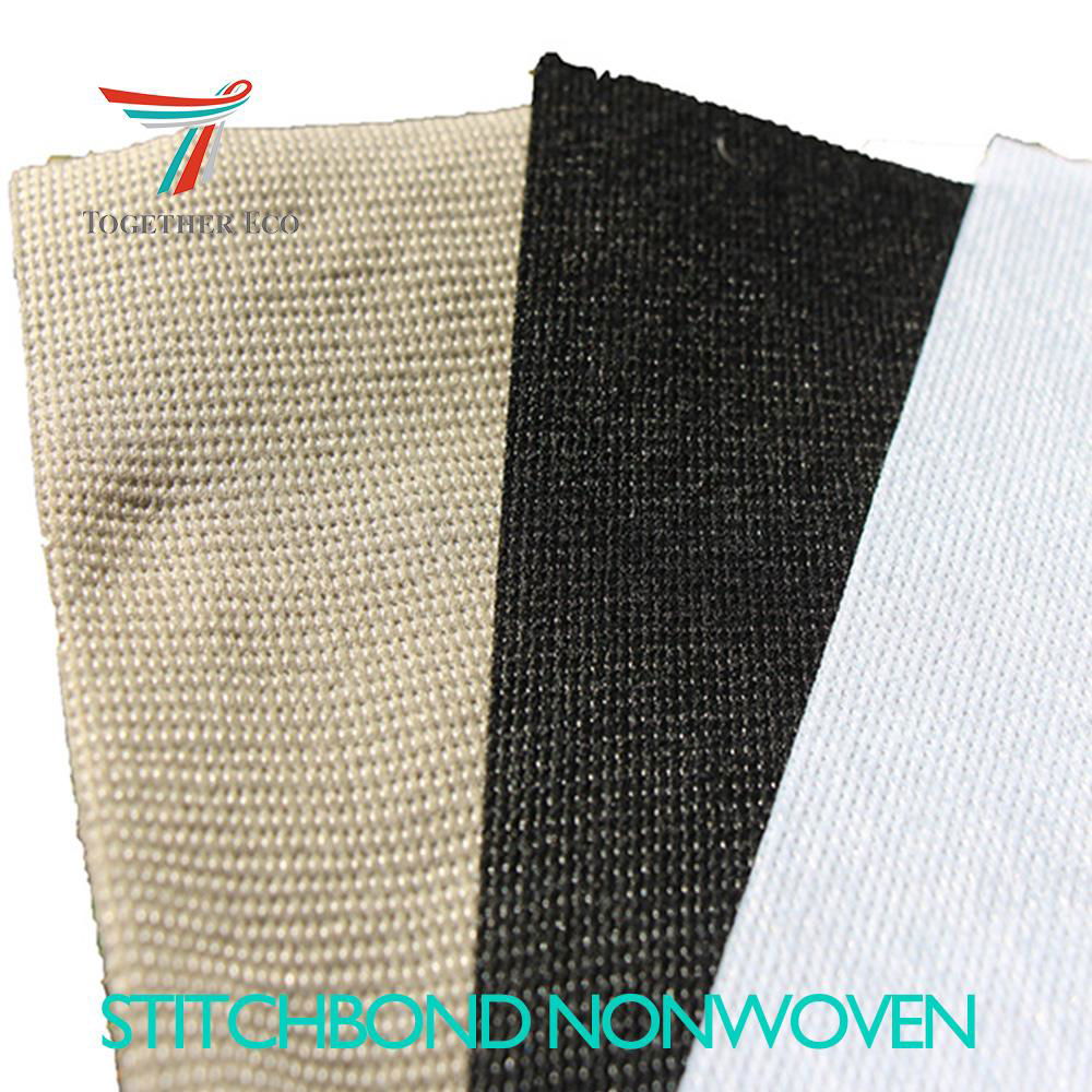 polyester stitchbond non woven 100 recycled rpet nonwoven roofing fabric 70gsm 5