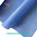 SMS non woven fabric tela spunbond SMMS material for disposable surgical gown 3