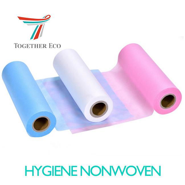 TNT non woven fabric for diaper hygiene SSS nonwoven tela no tejida 12gsm 4