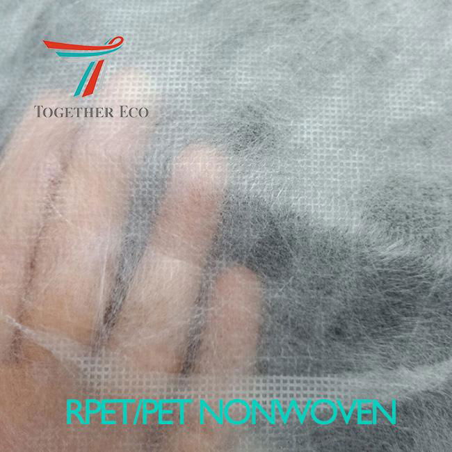 40Gsm PET Nonwoven Wallpaper 100 Polyester Spunbond Nonwoven Fabric 2