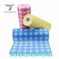 printed Polyester Spunlace Nonwoven Fabric Woodpulp For Wet Wipes 2