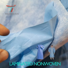 breathable PE film Coated Non woven Laminated Nonwoven Fabric Rolls 