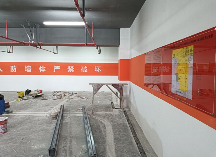 南京人防地下室工程示意圖設計
