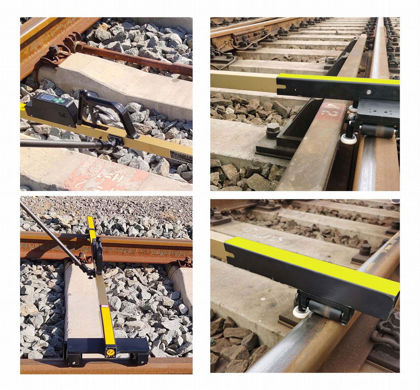 Railway Portable Digital Rolling Track Gauge Reader for Track Geometry Measureme 5
