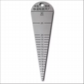 Stainless Rail Joint Gap Gauge Ruler for Railway Track Joint Clearance Measureme 1