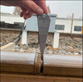 Stainless Rail Joint Gap Gauge Ruler for Railway Track Joint Clearance Measureme 2