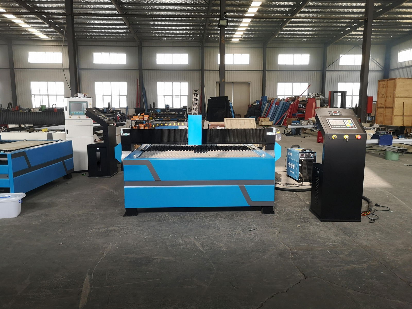 2040 1530 thin mild steel sheet CNC plasma table cutting machine 2