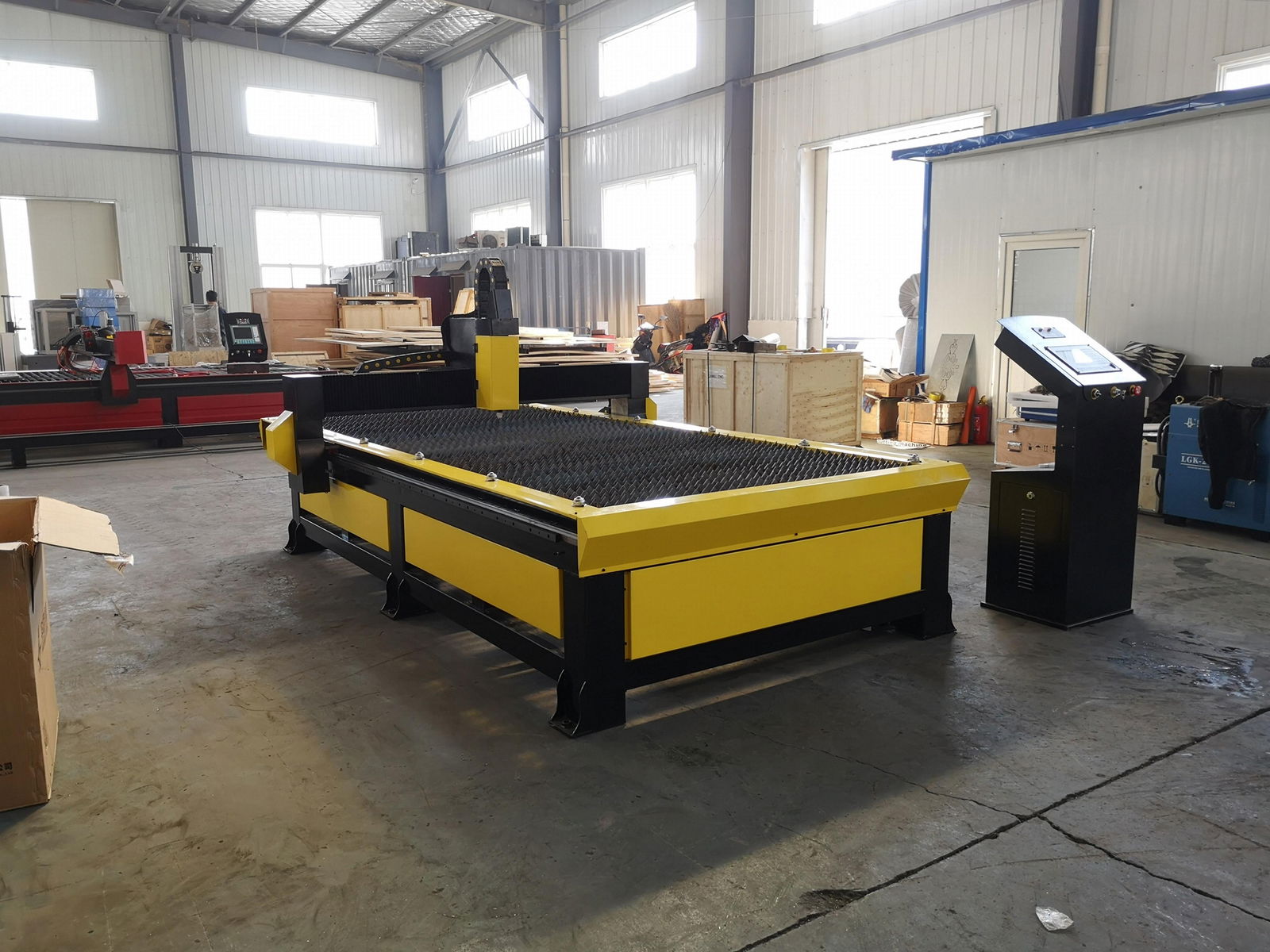 2040 1530 thin mild steel sheet CNC plasma table cutting machine 3