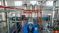 High Protein 100t Fishmeal Fish Oil Production Line Rendering for Animal Feed