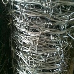 黑龍江現貨雙股刺繩廠家供應五常熱鍍鋅刺繩刺網安達帶刺鐵絲網