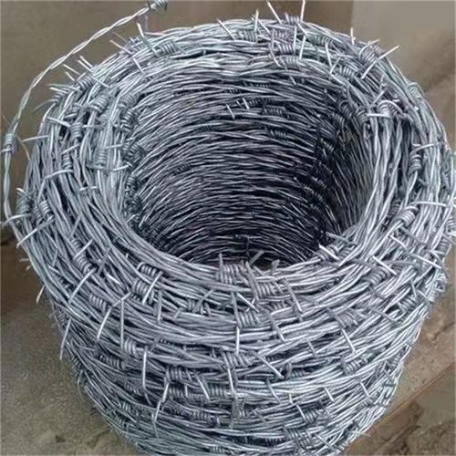 黑龙江现货双股刺绳厂家供应五常热镀锌刺绳刺网安达带刺铁丝网 4