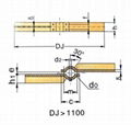 Flat Blade Integral Paddle Impeller Even and Direct Agitator