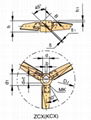 Three Leaves revolving Oar Blender High Efficiency Axial Flow Impeller 3